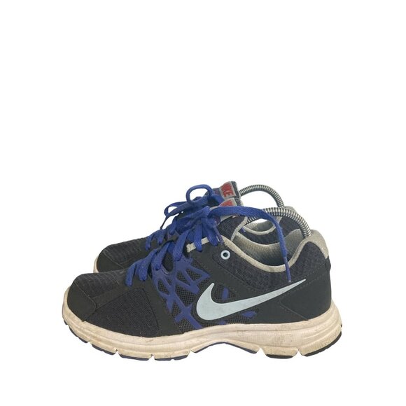 Nike 512083 Women's Size 6.5 Black  Blue Mesh Running sneakers Shoes - Picture 4 of 8